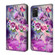 Samsung Galaxy A03s Crystal 3D Shockproof Protective Leather Phone Case - Butterfly