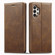 Samsung Galaxy A04 / A04s / A13 4G&5G LC.IMEEKE RFID Anti-theft Leather Phone Case - Brown