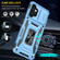 Samsung Galaxy A13 5G Armor PC + TPU Camera Shield Phone Case - Light Blue