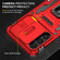 Samsung Galaxy A13 5G Armor PC + TPU Camera Shield Phone Case - Red