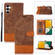 Samsung Galaxy A13 5G Splicing Leather Phone Case - Brown