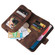 Samsung Galaxy A13 5G / 4G Multifunctional Card Slot Zipper Wallet Leather Phone Case - Brown