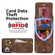 Samsung Galaxy A13 4G / 5G Retro Ring and Zipper RFID Card Slot Phone Case - Brown