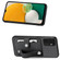 Samsung Galaxy A13 5G Wristband Kickstand Wallet Back Phone Case with Tool Knife - Black