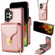 Samsung Galaxy A13 5G / 4G Zipper Hardware Card Wallet Phone Case - Rose Gold