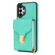Samsung Galaxy A13 5G / 4G Zipper Hardware Card Wallet Phone Case - Mint Green Samsung Galaxy A13 5G / 4G Zipper Hardware Card Wallet Phone Case - Mint Green