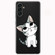 Samsung Galaxy A13 5G Painted Pattern High Transparent TPU Phone Case - Tilted Head Cat