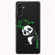 Samsung Galaxy A13 5G Painted Pattern High Transparent TPU Phone Case - Panda Climbing Bamboo