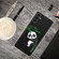 Samsung Galaxy A13 5G Painted Pattern High Transparent TPU Phone Case - Panda Climbing Bamboo