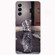 Samsung Galaxy A13 5G Painted Pattern High Transparent TPU Phone Case - Reflection Cat Tiger
