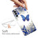 Samsung Galaxy A13 5G Painted Pattern High Transparent TPU Phone Case - White Flower Butterfly