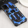 Samsung Galaxy A13 5G Camouflage Armor Kickstand TPU + PC Magnetic Phone Case - Dark Blue