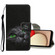 Samsung Galaxy A13 5G Colored Drawing Pattern Flip Leather Case - Black Cat