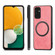 Samsung Galaxy A13 5G Solid Color Leather Skin Back Cover Phone Case - Pink
