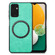 Samsung Galaxy A13 5G Solid Color Leather Skin Back Cover Phone Case - Green