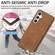 Samsung Galaxy A13 5G Skin-Feel Electroplating TPU Shockproof Phone Case - Browm