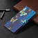 Samsung Galaxy A13 5G Colored Drawing Pattern Horizontal Flip Phone Leather Case with Holder & Card Slots & Wallet - Gold Butterfly