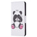 Samsung Galaxy A13 5G Colored Drawing Pattern Horizontal Flip Phone Leather Case with Holder & Card Slots & Wallet - Panda