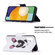 Samsung Galaxy A13 5G Colored Drawing Pattern Horizontal Flip Phone Leather Case with Holder & Card Slots & Wallet - Panda