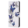 Samsung Galaxy A13 5G Colored Drawing Pattern Horizontal Flip Phone Leather Case with Holder & Card Slots & Wallet - Blue Butterflies