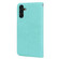 Samsung Galaxy A13 5G Rose Embossed Leather Phone Case - Green