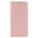 Samsung Galaxy A13 5G / A04s Strong Magnetism Liquid Feel Horizontal Flip Leather Phone Case with Holder & Card Slots & Wallet - Rose Gold