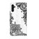 Samsung Galaxy A13 5G 3D Painting Pattern TPU + PU Leather Phone Case - Diagonal Black Flower