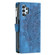 Samsung Galaxy A13 4G/5G / A04S Multi-Card Totem Zipper Leather Phone Case - Blue