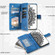 Samsung Galaxy A13 4G/5G / A04S Multi-Card Totem Zipper Leather Phone Case - Blue