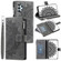 Samsung Galaxy A13 4G/5G / A04S Multi-Card Totem Zipper Leather Phone Case - Grey