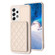 Samsung Galaxy A13 5G / 4G BF25 Square Plaid Card Bag Holder Phone Case - Beige