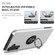 Samsung Galaxy A13 5G PC + TPU Magnetic Phone Case with Invisible Ring Holder - Silver