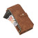 Samsung Galaxy A13 4G / 5G / A04 / A04s Dream 9-Card Wallet Zipper Bag Leather Phone Case - Brown