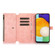 Samsung Galaxy A13 4G / 5G / A04 / A04s Dream 9-Card Wallet Zipper Bag Leather Phone Case - Pink