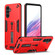 Samsung Galaxy A13 5G / A04s Variety Brave Armor Finger Loop Holder Phone Case - Red