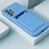 Samsung Galaxy A13 5G Skin Feel Card Contrast Color Button TPU Phone Case - Sky Blue