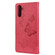 Samsung Galaxy A13 5G Butterfly Embossed Horizontal Flip Leather Phone Case with Card Slot & Holder - Red