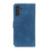 Samsung Galaxy A13 5G KHAZNEH Retro Texture Horizontal Flip Leather Phone Case with Holder & Card Slots - Blue