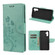 Samsung Galaxy A13 5G Butterfly Flower Pattern Horizontal Flip Leather Phone Case with Card Slot & Holder - Green