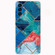 Samsung Galaxy A13 5G Abstract Marble Pattern TPU Phone Protective Case - Blue