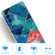 Samsung Galaxy A13 5G Abstract Marble Pattern TPU Phone Protective Case - Blue