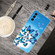 Samsung Galaxy A13 5G Painted Pattern Transparent TPU Phone Case - Blue Butterfly