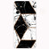 Samsung Galaxy A13 5G Abstract Marble Pattern TPU Phone Protective Case - Black and White