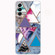 Samsung Galaxy A13 5G Abstract Marble Pattern TPU Phone Protective Case - Colored Triangles