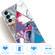 Samsung Galaxy A13 5G Abstract Marble Pattern TPU Phone Protective Case - Colored Triangles
