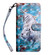 Samsung Galaxy A13 5G 3D Painted Pattern Horizontal Flip Leather Phone Case with Holder & Lanyard - Tiger