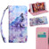 Samsung Galaxy A13 5G 3D Painted Pattern Horizontal Flip Leather Phone Case with Holder & Lanyard - Roaring Wolf