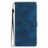 Samsung Galaxy A13 5G Flower Butterfly Embossing Pattern Leather Phone Case - Blue