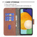 Samsung Galaxy A13 5G Matching Color Crocodile Texture Leather Phone Case with Holder & Card Slots & Wallet - Brown