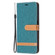 Samsung Galaxy A13 5G Color Matching Denim Texture Leather Case with Holder & Card Slots & Wallet & Lanyard - Green